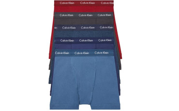 Calvin Klein boxers  5pcs -multi colours waistband/body 100%cotton